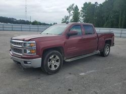Salvage cars for sale at Dunn, NC auction: 2015 Chevrolet Silverado K1500 LT