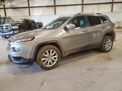 Salvage cars for sale at Lansing, MI auction: 2016 Jeep Cherokee Limited