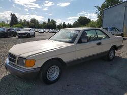 Salvage cars for sale at Portland, OR auction: 1983 Mercedes-Benz 380 SEC