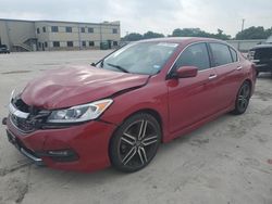 Honda salvage cars for sale: 2017 Honda Accord Sport Special Edition