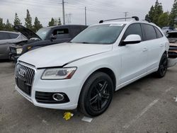 Salvage cars for sale from Copart Rancho Cucamonga, CA: 2015 Audi Q5 Premium Plus