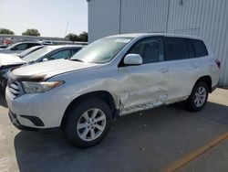 Salvage cars for sale at Sacramento, CA auction: 2012 Toyota Highlander Base