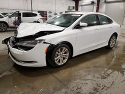 Salvage cars for sale at Avon, MN auction: 2016 Chrysler 200 Limited
