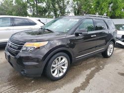 Salvage cars for sale from Copart Bridgeton, MO: 2014 Ford Explorer Limited