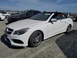 Salvage cars for sale at Antelope, CA auction: 2016 Mercedes-Benz E 400