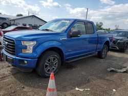 Salvage cars for sale at Pekin, IL auction: 2015 Ford F150 Super Cab