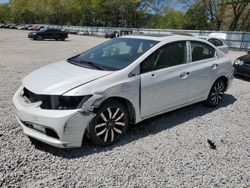 Salvage cars for sale at North Billerica, MA auction: 2015 Honda Civic EXL