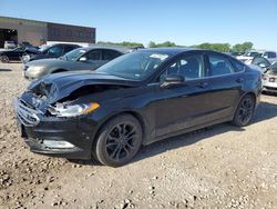 Salvage cars for sale from Copart Kansas City, KS: 2018 Ford Fusion SE