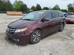 Salvage cars for sale from Copart Madisonville, TN: 2015 Honda Odyssey Touring