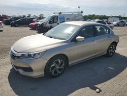 Honda Accord lx salvage cars for sale: 2016 Honda Accord LX