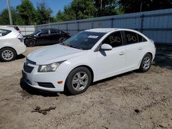 Chevrolet salvage cars for sale: 2012 Chevrolet Cruze LT