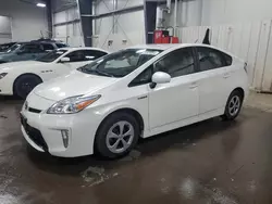 Salvage cars for sale from Copart Ham Lake, MN: 2012 Toyota Prius