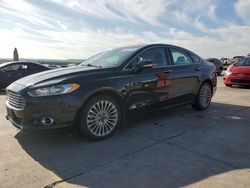 Salvage cars for sale at Grand Prairie, TX auction: 2014 Ford Fusion Titanium