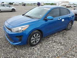 Salvage cars for sale from Copart Houston, TX: 2022 KIA Rio LX