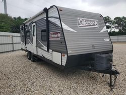 Salvage cars for sale from Copart New Braunfels, TX: 2017 Coleman Travel Trailer