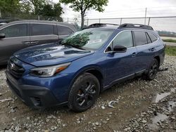 Salvage cars for sale at Cicero, IN auction: 2021 Subaru Outback Onyx Edition XT