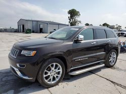 Salvage cars for sale at Tulsa, OK auction: 2016 Jeep Grand Cherokee Summit