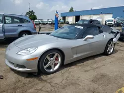 Salvage cars for sale at Woodhaven, MI auction: 2005 Chevrolet Corvette