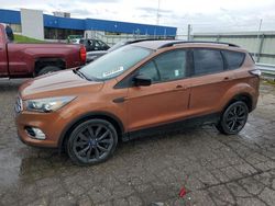 Salvage cars for sale at Woodhaven, MI auction: 2017 Ford Escape SE