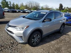 Salvage cars for sale at Portland, OR auction: 2016 Toyota Rav4 LE