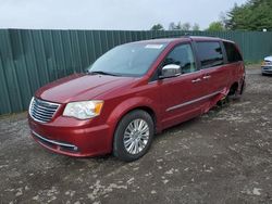 Salvage cars for sale at Finksburg, MD auction: 2013 Chrysler Town & Country Limited
