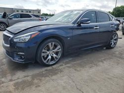 Salvage cars for sale at Wilmer, TX auction: 2015 Infiniti Q70 3.7