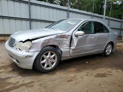 Salvage cars for sale at Austell, GA auction: 2002 Mercedes-Benz C 240