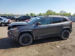 Salvage cars for sale at London, ON auction: 2017 Jeep Cherokee Trailhawk