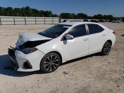 Salvage cars for sale at New Braunfels, TX auction: 2017 Toyota Corolla L