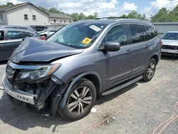 Salvage cars for sale at York Haven, PA auction: 2016 Honda Pilot EXL