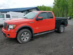 Salvage trucks for sale at East Granby, CT auction: 2011 Ford F150 Super Cab