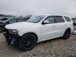 Salvage cars for sale at West Warren, MA auction: 2016 Dodge Durango R/T