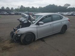 Salvage cars for sale at Florence, MS auction: 2018 Nissan Sentra S