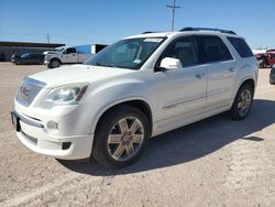 Salvage cars for sale from Copart Andrews, TX: 2012 GMC Acadia Denali