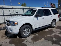 Salvage cars for sale at Littleton, CO auction: 2012 Ford Expedition XLT
