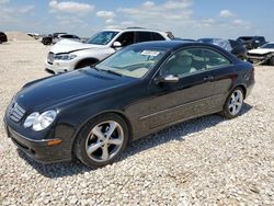 Salvage cars for sale from Copart New Braunfels, TX: 2004 Mercedes-Benz CLK 320C