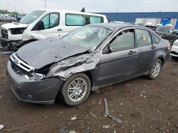 Salvage cars for sale at Woodhaven, MI auction: 2010 Ford Focus SE