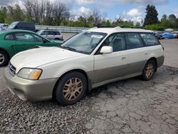 Salvage cars for sale from Copart Portland, OR: 2003 Subaru Legacy Outback H6 3.0 Special