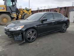 Salvage cars for sale from Copart Wilmington, CA: 2017 Honda Accord Sport