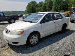 Salvage cars for sale from Copart Concord, NC: 2004 Toyota Corolla CE