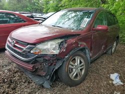Salvage cars for sale at Waldorf, MD auction: 2010 Honda CR-V EXL