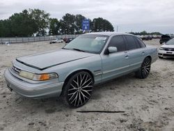 Ford Crown Victoria salvage cars for sale: 1995 Ford Crown Victoria LX