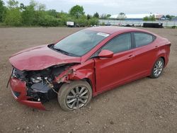 Salvage cars for sale at Columbia Station, OH auction: 2014 Hyundai Elantra SE