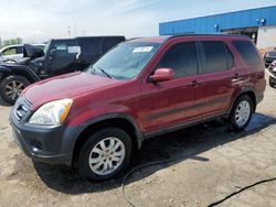 Salvage cars for sale from Copart Woodhaven, MI: 2006 Honda CR-V EX