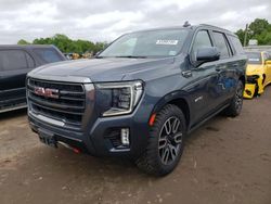 Salvage cars for sale from Copart Hillsborough, NJ: 2021 GMC Yukon AT4