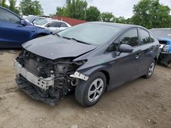 Salvage cars for sale from Copart Baltimore, MD: 2014 Toyota Prius