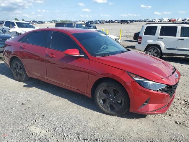 2021 Hyundai Elantra Blue