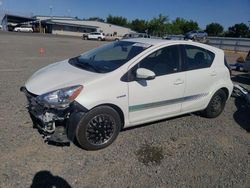 Salvage cars for sale from Copart Sacramento, CA: 2015 Toyota Prius C