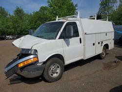 Salvage trucks for sale at New Britain, CT auction: 2014 Chevrolet Express G3500