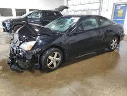 Salvage cars for sale at Blaine, MN auction: 2003 Honda Accord EX